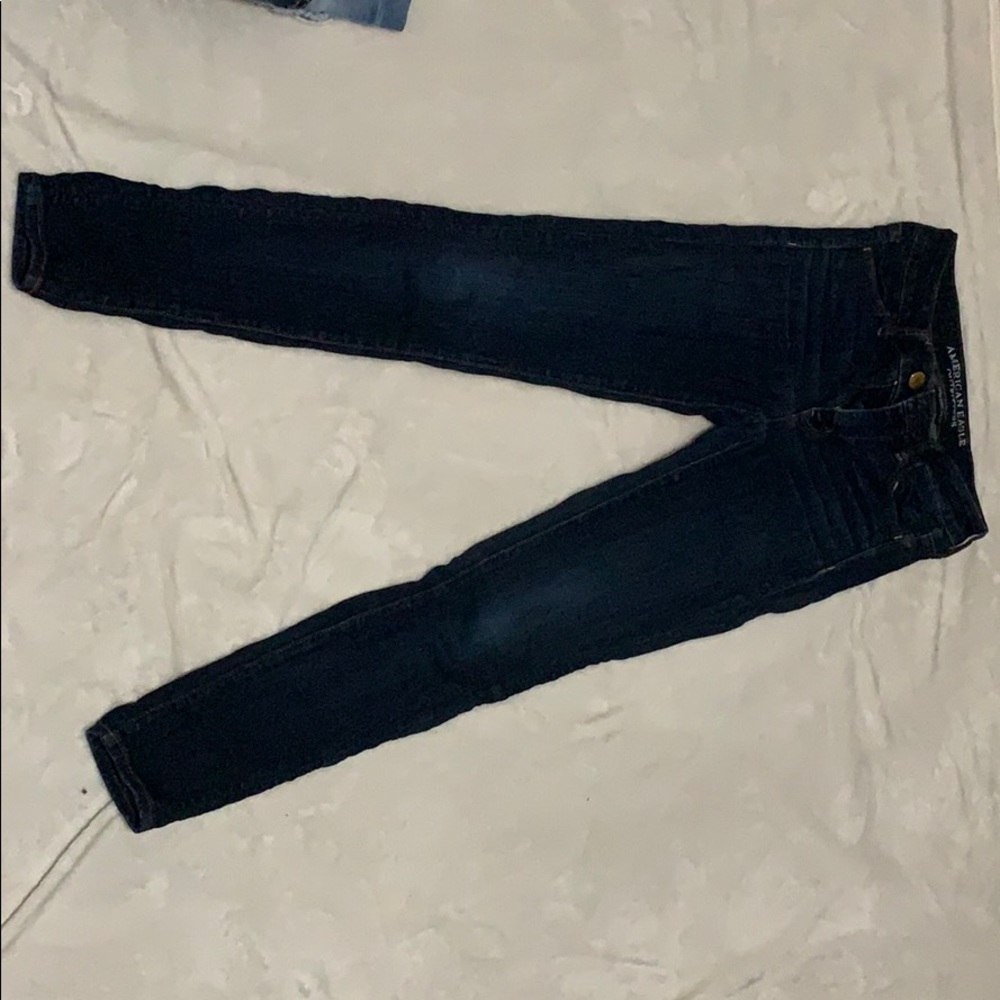 American Eagle Dark Wash Skinny Jeans Size 4
